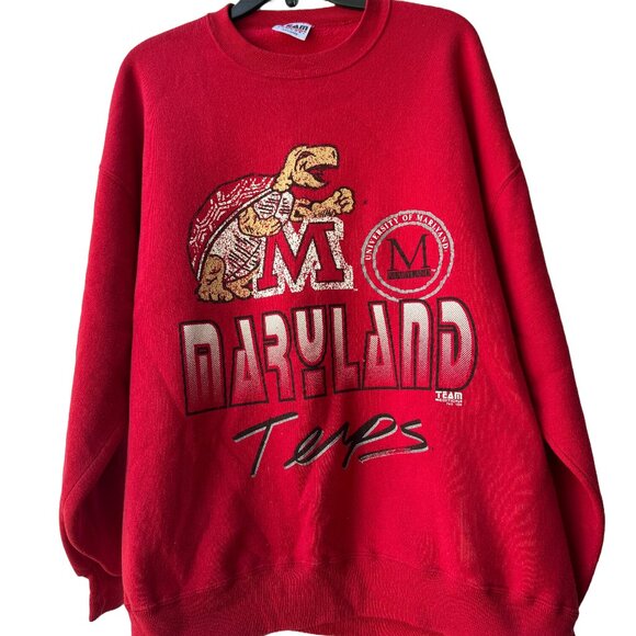Vintage 70s/early 80s University of Maryland College Park Terrapins Sweatshirt - Picture 1 of 4